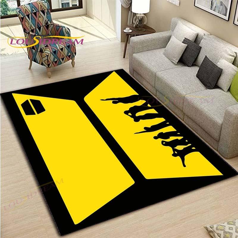 Kpop Bangtan Boys BTS Carpet Rug Kids Carpets Living Room Tea Table Mats Bedroom Rug Washable Floor Mats Household Area Mat