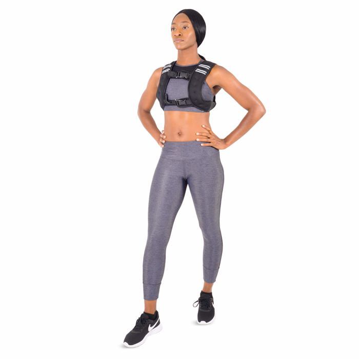 Gilet de musculation - prosourcefit - ps-1154-fwv-10 - 2,7 à 5,4 kg - sangles réglables - taille unique