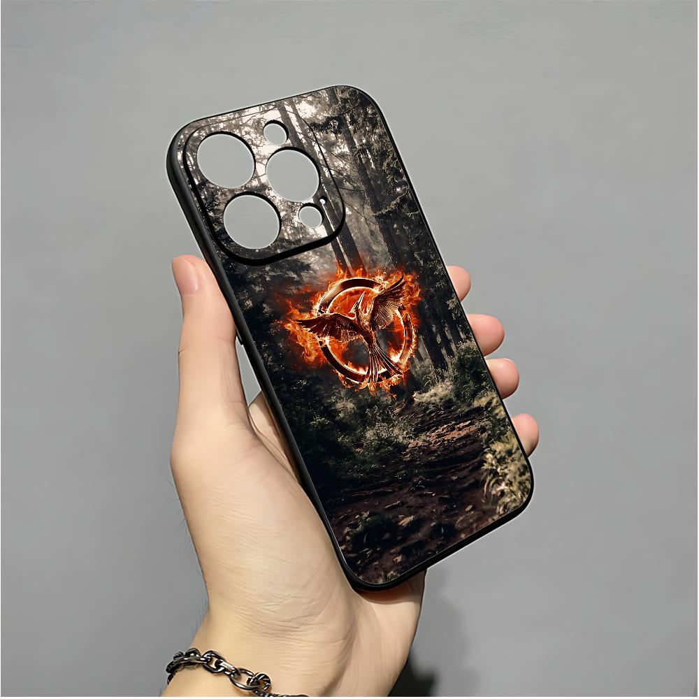 Film The H-Hunger Games Phone Case For IPhone 16,15,14,13,12,11,XS,XR,X,8,7,Pro,Max,Plus,mini Silicone Black Cover