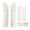 2pcs Plastic Wall Mounted Battery Holder White Black Battery Storage Dispenser Compact Space Saving Battery Dispenser Container