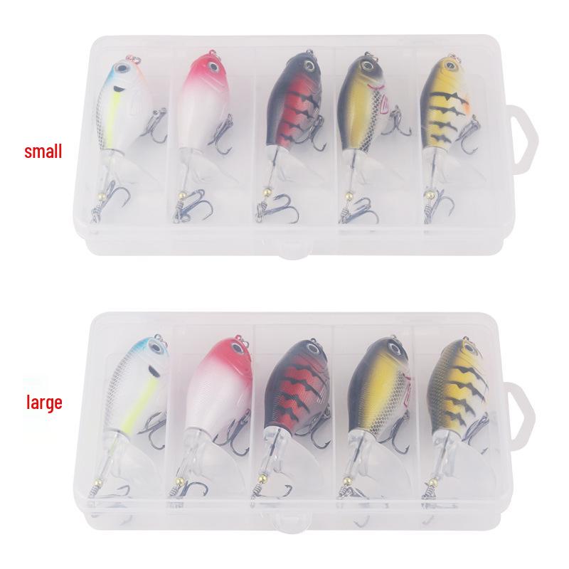 Little Fatty Propellergeräusch Oberflächenköder 11.5g/16g - mit verbesserten Drillingen