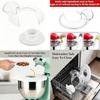 For Kitchen Aid Steel Mixing Bowl Fermentation Lid With Splash Cover For Home Baking