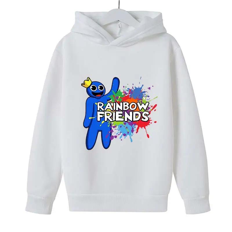 2025 Rainbow Friends New Boys' Hoodies Game Cartoon Print Children's Spring Autumn Winter Long Sleeve Sweatshirt Cute Girls Hoodies