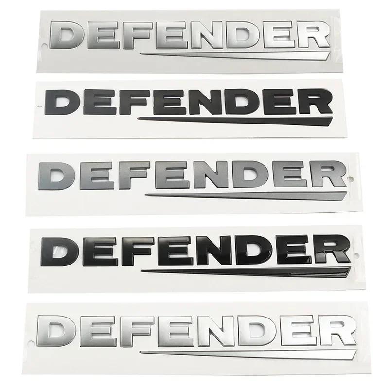 ABS Car Tail Letters Emblem Trunk Badge Stickers for Land Rover Defender Logo EVOQUE Discovery Range Rover Freelander XS3
