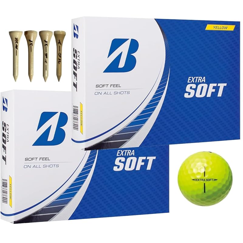 

golf ball EXTRA SOFT extra soft 2023 model With bonus (2 dozen_yellow)
