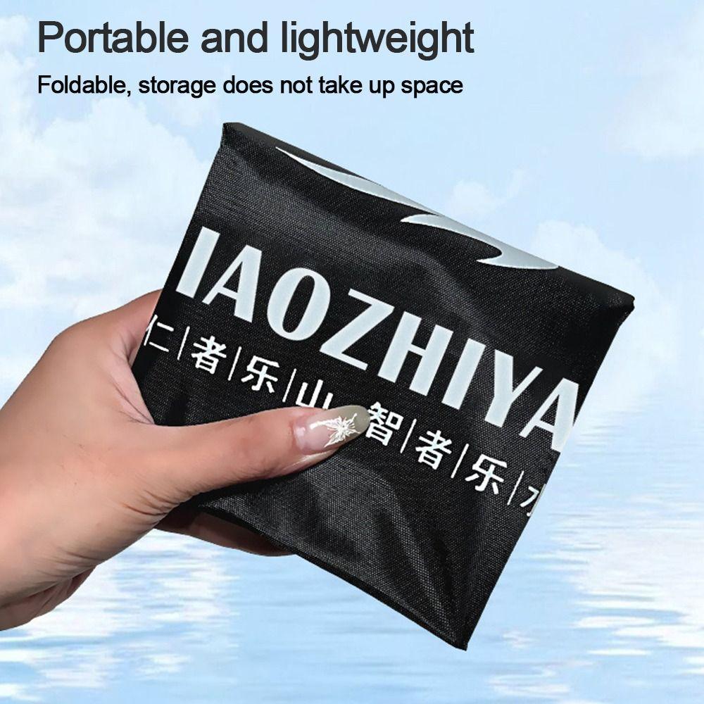 Oxford Cloth Fishing Bag Foldable Fishing Tackle Bag Outdoor Camping Storage Fishing Gear Pouch