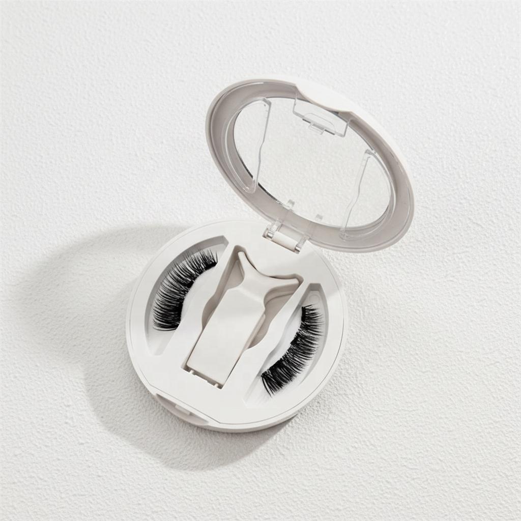 New 3d cat Eye Lashes Dramatic Look Magnetic Eyelashes with Custom Lash Box