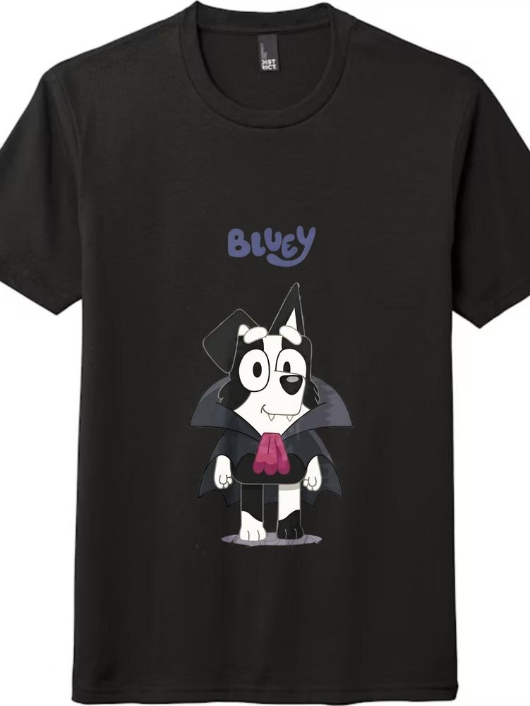 Kreslený design postavy Bluey Unisexové ležérní tričko | Tričko