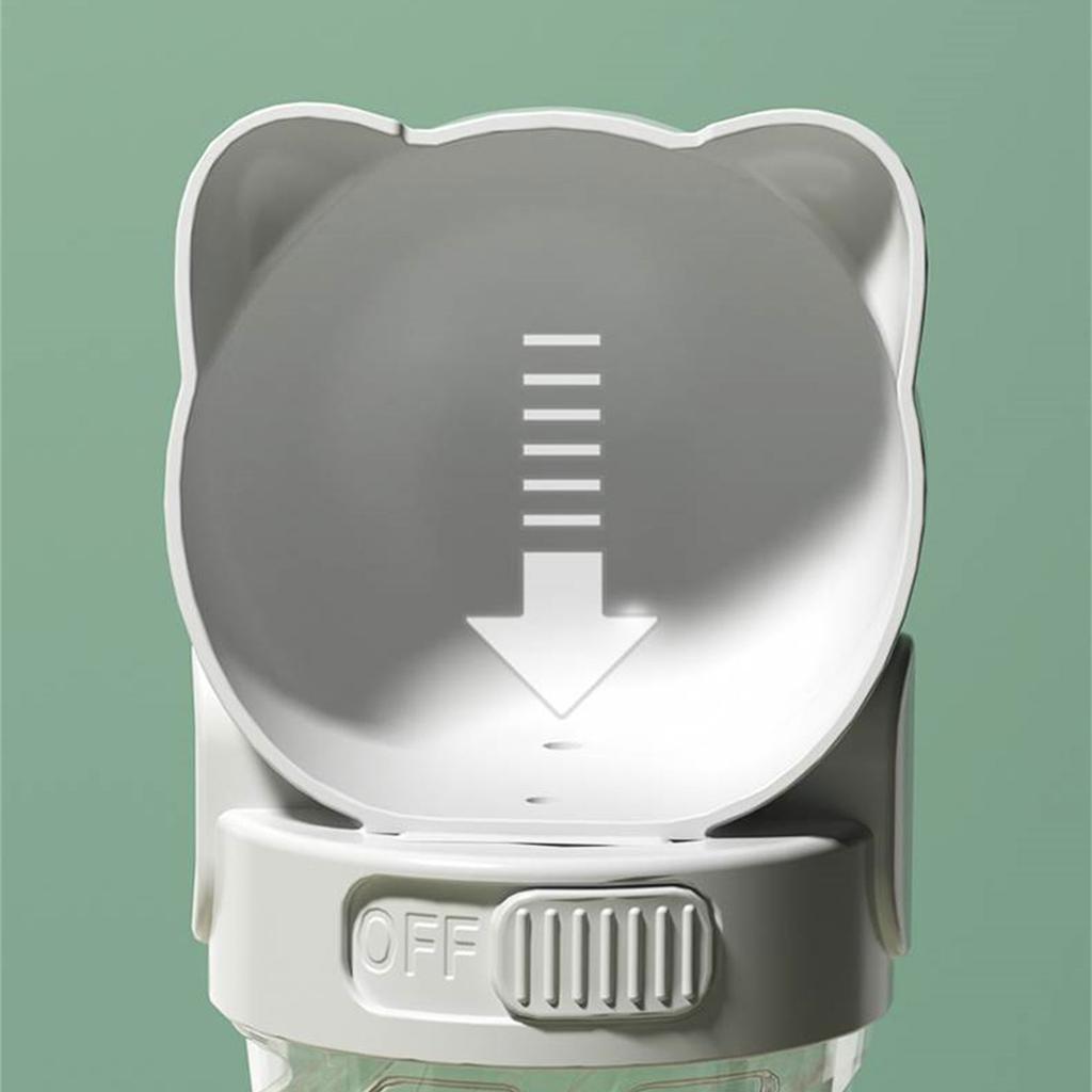 Dog Water Bottle Dispenser Leak Proof Portable Puppy Food Bowl Lightweight Multiple Functions Dog Travel Accessories