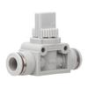 Plastic Shut Off Valve HVFF Valve Quick Coupling Connector for Pneumatic Automatic Equipments(8mm )