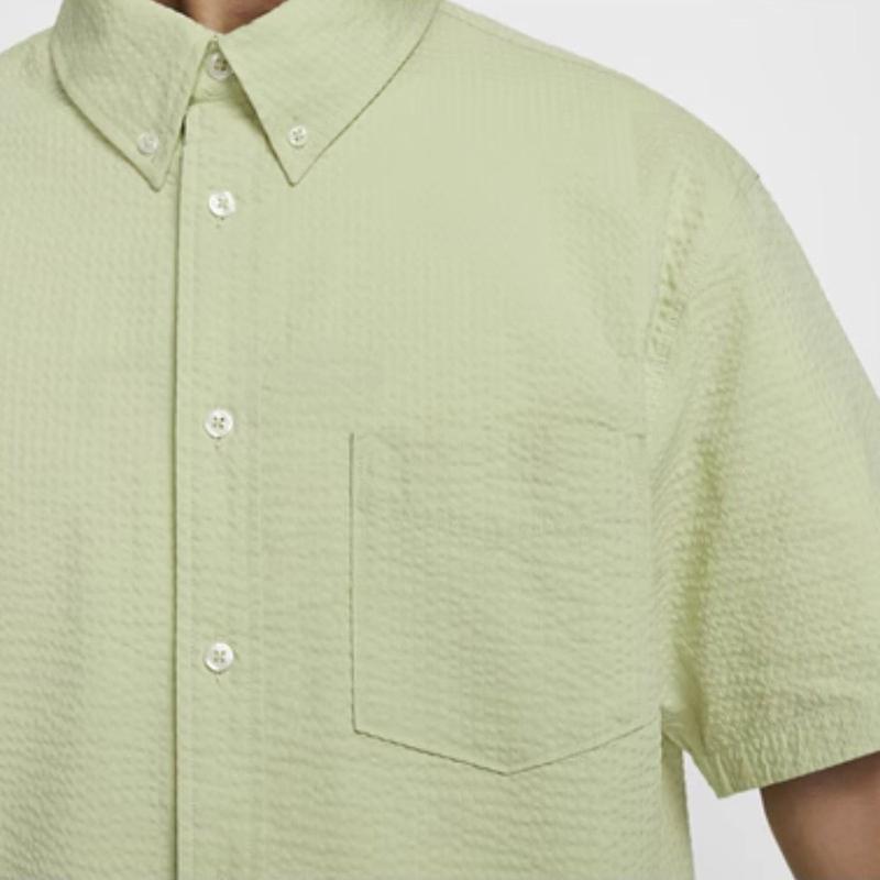 Nike Shirts Men's Green Lapel Moderate Other FN3223-371