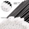 High Quality Disposable Gloss Scrub Lip Brushes  Flat Brush Style Made From Durable Nylon