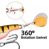 5pcs Set 5g 11g 14g 17g 20g Fishing Lure With Spoon Vibration Spinner Sinking Bait  Outdoor Sports