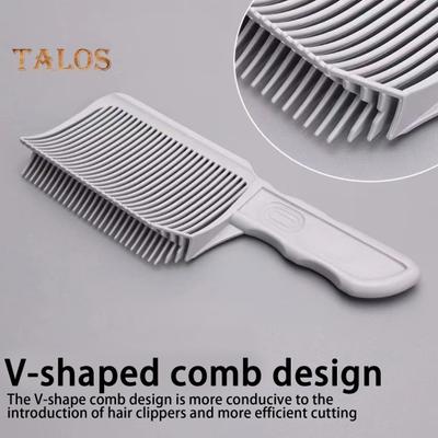 3 st/set Hårklippningskam med silikonhalslinje Rakmall Barber Fade Comb Professionell män Frisyr Frisör Styling Blandningskam