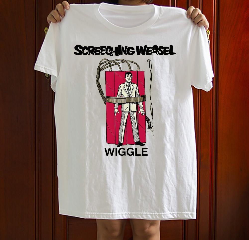 Christmas gift Screeching Weasel WiggleAlbum Gift Funny Unisex S-235XL 24D48 Unisex T-Shirt XXXXL