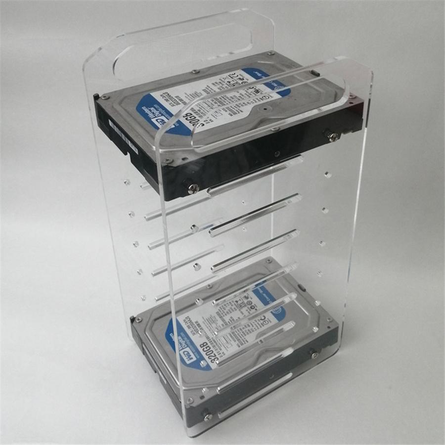 1Pc Disk Test Bench Case Bracket DIY Enclosure Set Tool Hard Drive 3.5'' HDD