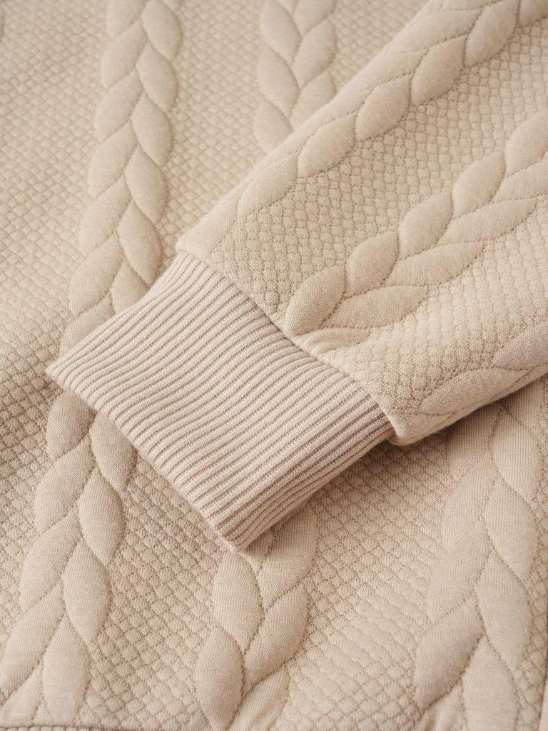 European Men's High Collar Jacquard Sweater - Solid Color, Autumn/Winter Fashion