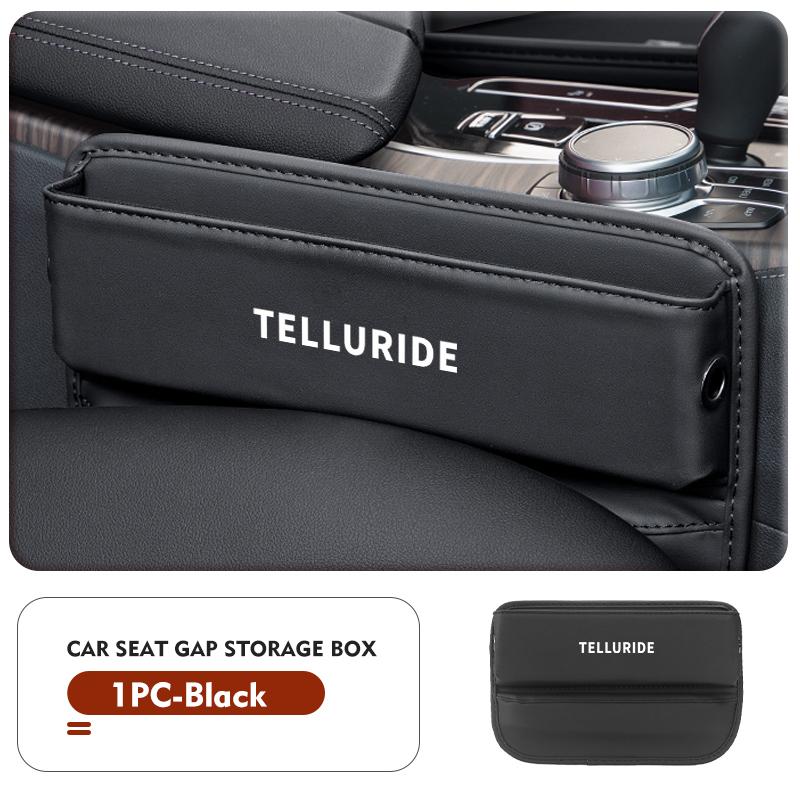 cnwhjg1 Leather Car Seat Gap Filler Storage Box Cup Holder Accessories For KIA Proceed Venga Sedona Forte Picanto Sorento Stinger