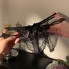 Women's Thong Sexy Lace Panties Women's Low Waist Pure Desire Bow Breathable Seamless Smooth and Soft Lingerie