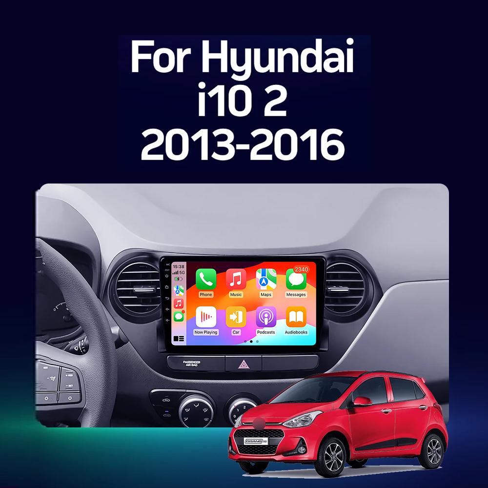 Android 14 For Hyundai Grand I10 2013 - 2016 Navigation GPS Stereo Auto 360 Camera Car Radio Multimidia Video Player Carplay DSP