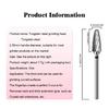 Universal Fit Tungsten Nail Grinder Bit With Ergonomic Texture For Secure Grip And Rapid Nail Polishing Removal