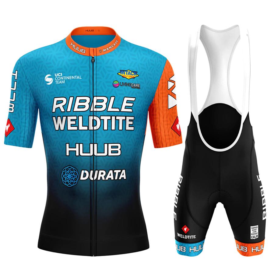 Wieler Jersey Set Rcc Huub Men's Cycling Clothing Summer Cycling Suit With Short Sleeves Ropa Ciclismo Hombre 2026 Summer Breathable Cycling Suit Set