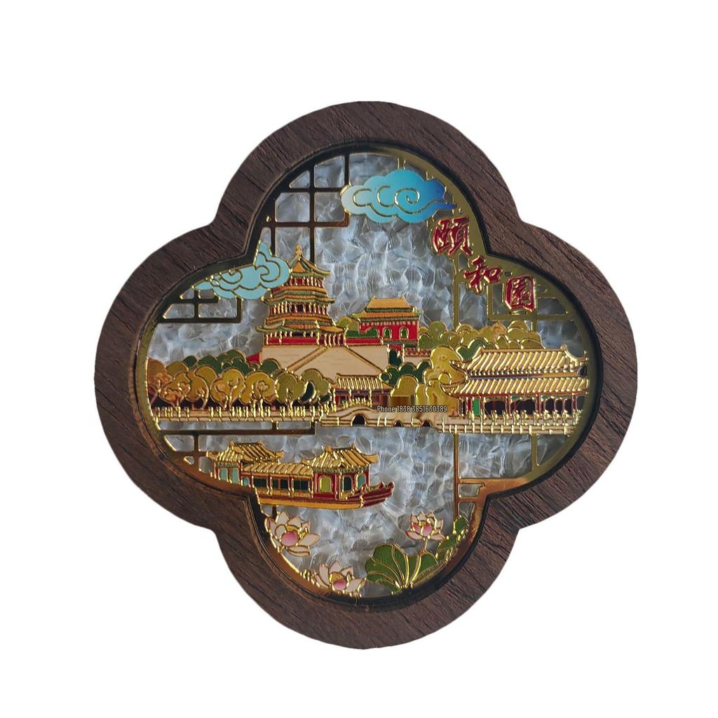 Beijing Landmark Summer Palace Magnet: Ancient Style Souvenir & Home Decoration