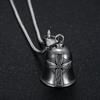 Fashion Motorcycle Biker Good Lucky Bell Pendant Motorcycle Bell Necklace For Men Women Biker Lucky Bell Jewelry With Chain
