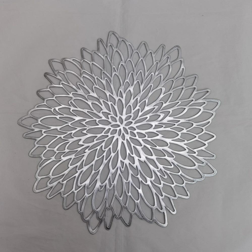 Home Decor Bowl Mats Flower Design Pads Washable Hollow Pad Placemat