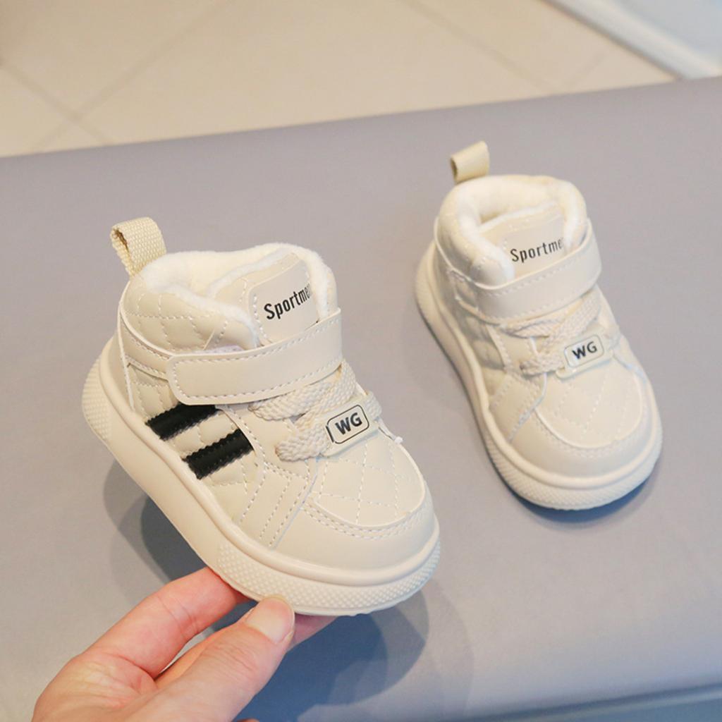 Boys And Girls Short Boots Children's Toddler Shoes Plus Velvet Warm Children's Shoes