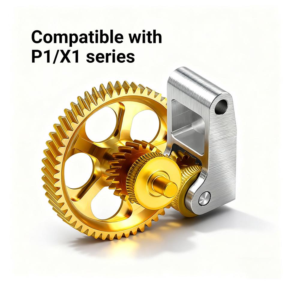 

Labx1 P1P P1S Upgrade All Metal Extruder Gear CNC Nano Coated Extrusion Head Gear Kit For Lab A1 A1 Mini P1P 3d printer