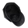 Autumn Winter Hats for Women Solid Plain Octagonal Newsboy Cap Men Ladies Casual PU Leather Hat Winter Beret Painter Cap