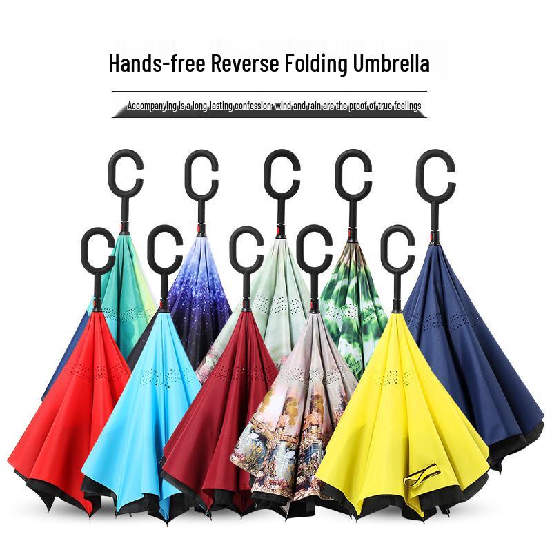 Oujiewang Stand-Up Car Reverse Umbrella