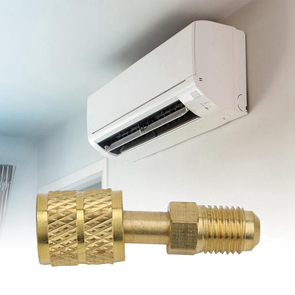 New R410 Brass Adapter 1 4 Male to 5 16 Female Charging Hose to Pump High Quality