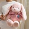 New High Quality Sweet Cute Rabbit Plush Toy Pink Plush Soft Comfortable Doll Suitable For Room Decoration Girl Birthday Gift