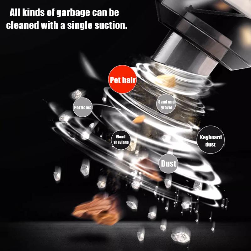 Home Car Vacuum Cleaner Wireless Handheld Vacuum Cleaner 6 Suction Heads