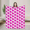 Cute Rubber Duck Plush Flannel Throw Blanket for Kids and Adults Soft Warm Bedspread for Couch Chair Quality Comforter