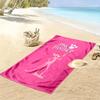 Pink Panther Print Beach Towel, Large Soft Quick Dry Towel for Beach Camping Swimming