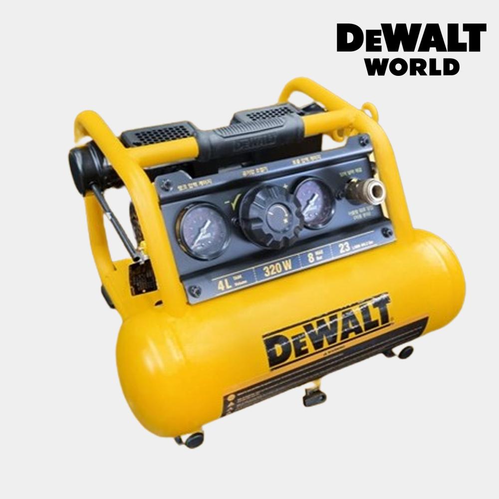

Воздушный компрессор DeWalt, 4 литра, 0,5 л.с., тихий, малошумный компрессор, промышленный безмасляный компрессор