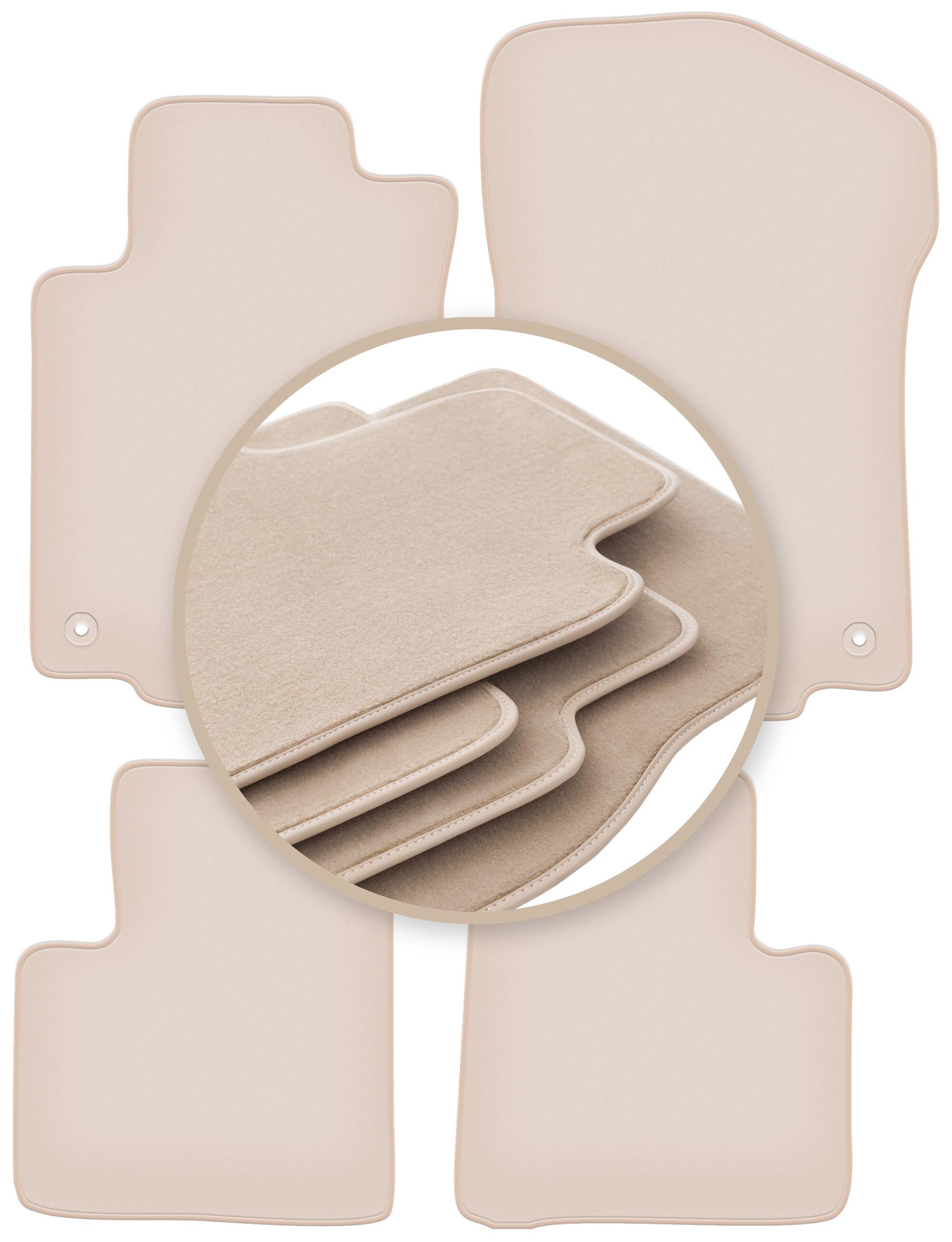 PREMIUM beige floor mats for: Mercedes