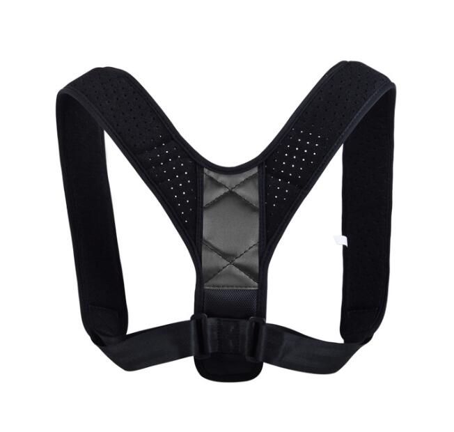 

Posture Corrector Clavicle Spine Back Brace Belt Adjustable Back Shoulder Lumbar Posture Correction Posture Support Body Shape S чёрный