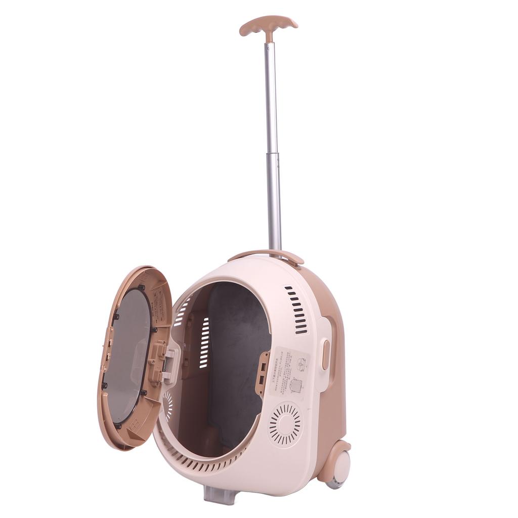 Cat Backpack Carrier Soft Lighting Ventilation System Half Perspective Window Pet Travel Carrier