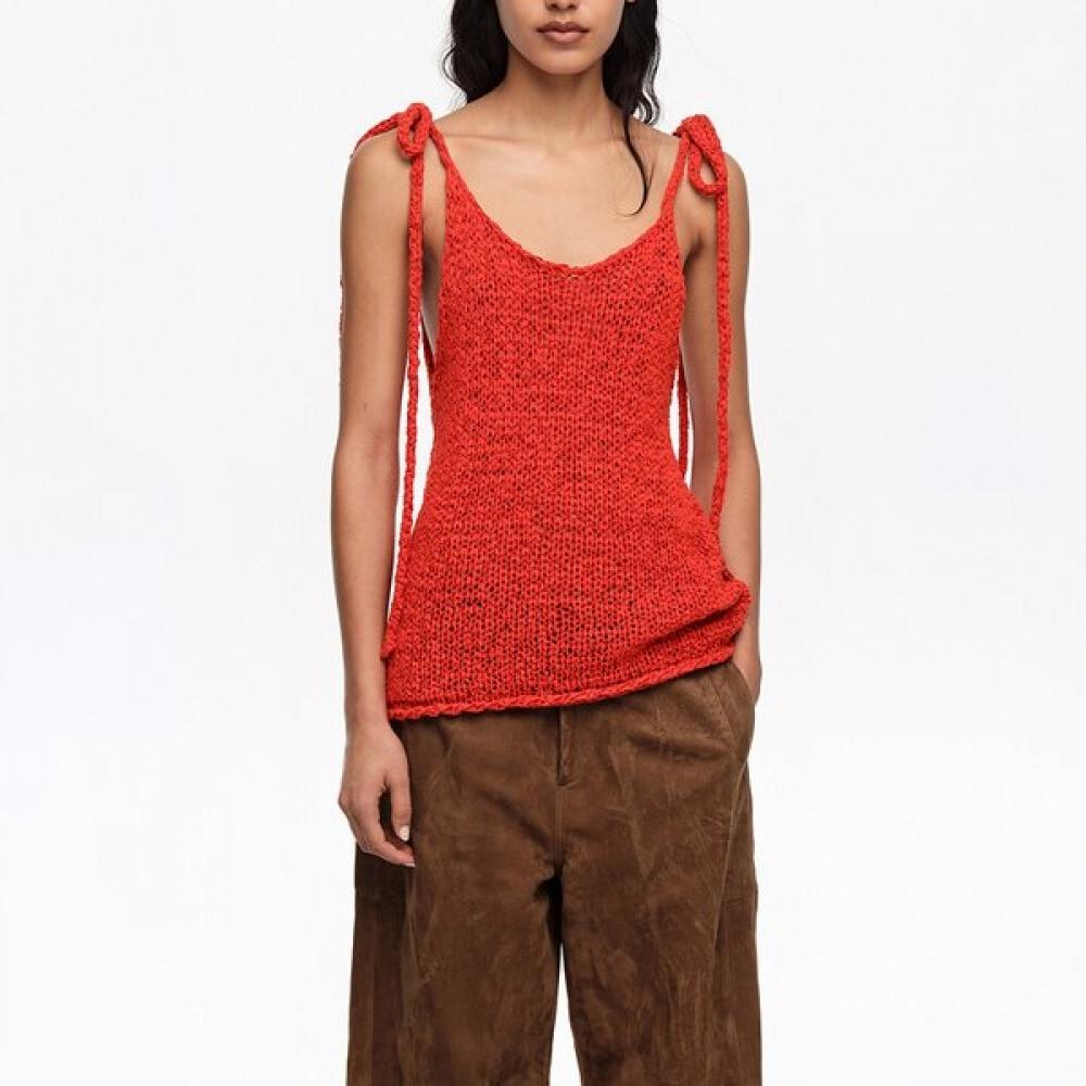 

Bimba Y Lola Ribbon Strap Sweater Red B265awk001rdb Red/S