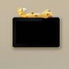 Lying Animal Computer Monitor Decor Mini Dolls Giraffe Ornament Model  Vehicle Workplace
