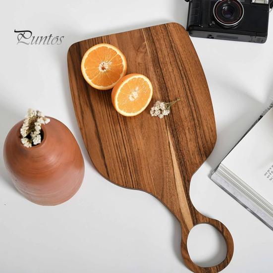 Wooden Cutting Board Charcuterie Board Vegetables Chopping Board Decorative Appetizer Serving Board for Kitchen
