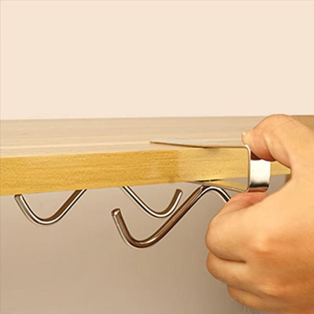 304 Stainless Steel Coffee Cup Holder Multifunctional Cup Hanging Storage  Kitchen Storage