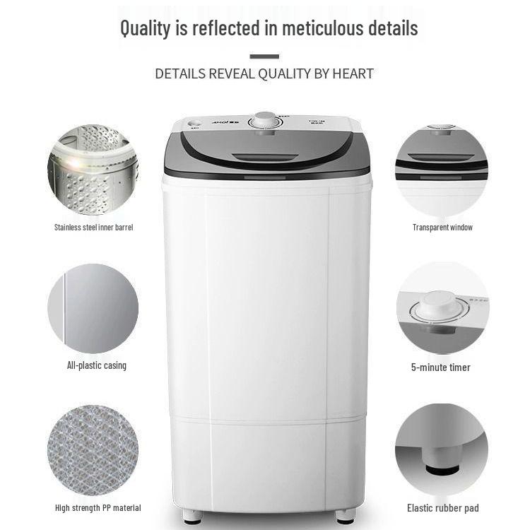 Schleudertrockner mit großer Kapazität: Mini-Dörrgerät für Zuhause, Studentenwohnheim oder Mietwohnung