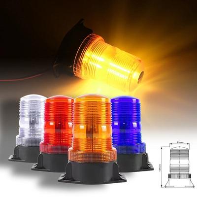 Forklift LED Warning Light for School Bus and Engineering Vehicles, Yellow 12-110V Strobe Light