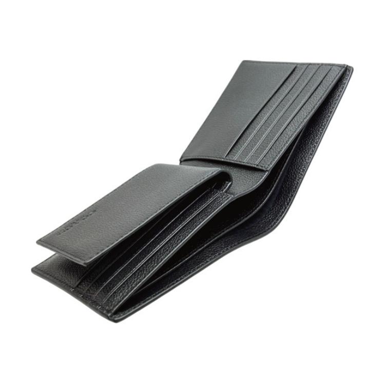 Coach 3 In 1 Wallet With 11 Credit Card Slots Smooth Calfskin Wallet Men Wallets Black CR911-BLK