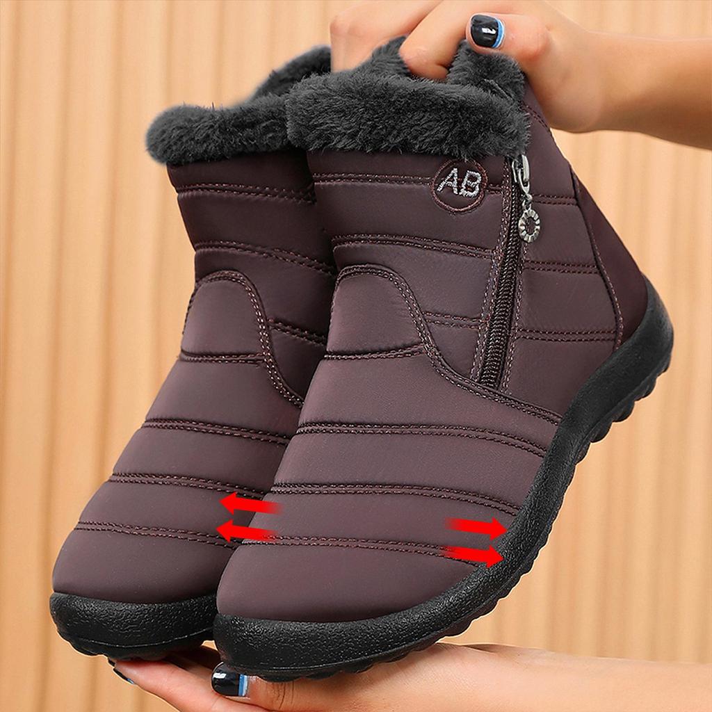 Unisex Winter Plus Samt Warme Baumwolle Schneestiefel - Polyurethan Lange Stiefel, Erhältlich in Übergrößen